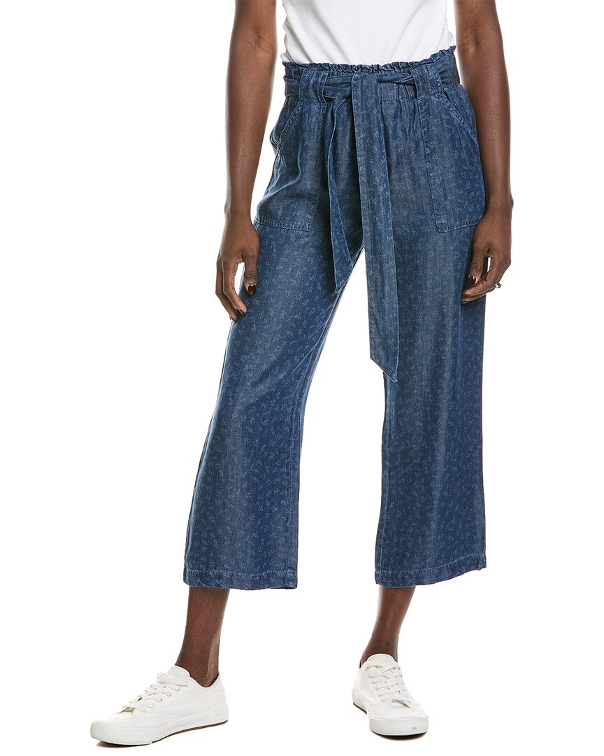 Nanette Nanette Lepore womens Tie Waist Paperbag Pant, m, Blue